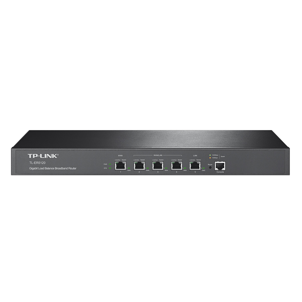 TP-Link TL-ER5120 - Router Cân Bằng Tải Multi-WAN Gigabit 5 Cổng - Hàng Chính Hãng